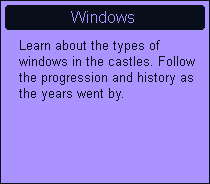 castle windows